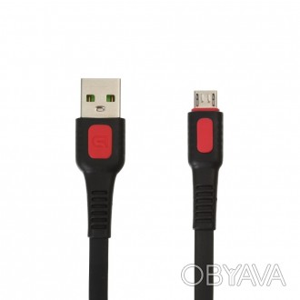 Кабель ArmorStandart AR15 micro USB 2.4A 1m Black (ARM59535). . фото 1