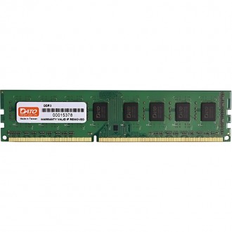 Модуль пам`ятi DDR3 8GB/1600 Dato (DT8G3DLDND16). Харьков. фото 1 Модуль пам`ятi DDR3 8GB/1600 Dato (DT8G3DLDND16). Харьков. фото 1