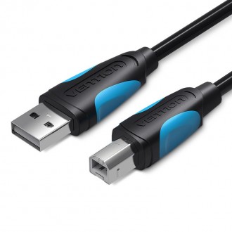 Кабель для принтера Vention USB A Male - B Male Print — використовується для під. . фото 2