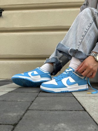 Кроссовки мужские голубые Nike SB DUNK LOW « UNIVERSITY BLUE »
Представляем ваше. . фото 3