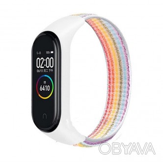 Стильний нейлоновий ремінець BeCover для Xiaomi Mi Smart Band 7 виготовлений з м. . фото 1