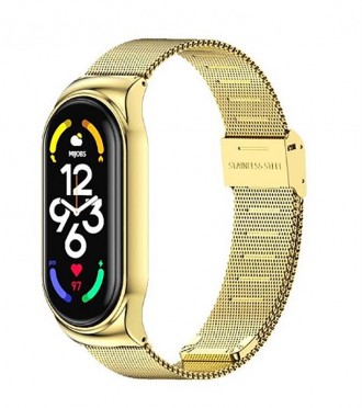 Ремінець BeCover Metal для Xiaomi Mi Smart Band 7 Gold (707495). Харьков. фото 1 Ремінець BeCover Metal для Xiaomi Mi Smart Band 7 Gold (707495). Харьков. фото 1
