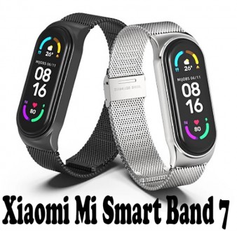 Ремінець Metal BeCover для Xiaomi Mi Smart Band 7 - завжди буде стильно виглядат. . фото 3