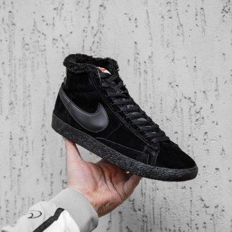 Кроссовки зимние мужские черные Nike Blazer Black
Мужские зимние кроссовки Nike . . фото 2