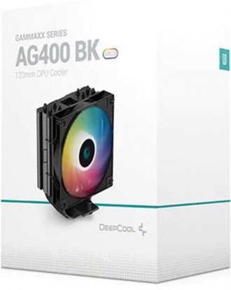 DeepCool AG400 – це 120-міліметровий процесорний кулер з однією вежею, створений. . фото 7