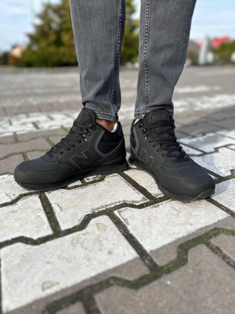 Кроссовки мужские черные зимние New Balance 574 Black Winter
Легендарная модель . . фото 10