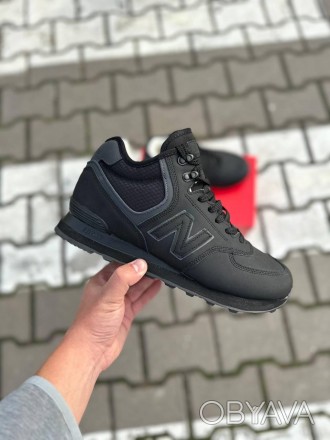 Кроссовки мужские черные зимние New Balance 574 Black Winter
Легендарная модель . . фото 1