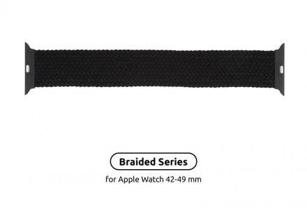 Ремінець Armorstandart Braided Solo Loop для Apple Watch 42mm/44mm/45mm/49mm Cha. Харків. фото 1 Ремінець Armorstandart Braided Solo Loop для Apple Watch 42mm/44mm/45mm/49mm Cha. Харків. фото 1