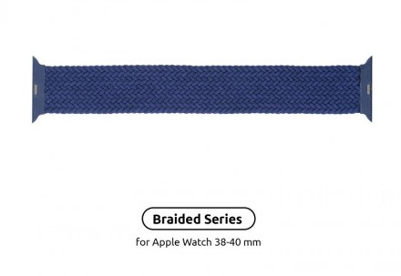 Ремінець Armorstandart Braided Solo Loop для Apple Watch 38mm/40mm/41mm Atlantic. Харків. фото 1 Ремінець Armorstandart Braided Solo Loop для Apple Watch 38mm/40mm/41mm Atlantic. Харків. фото 1