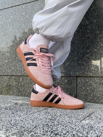 Кроссовки женские розовые Adidas Spezial Pink Black
Представляем вам женские кро. . фото 11