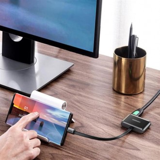 Перехідник Ugreen USB Type C to HDMI+VGA CM303 призначений для додавання USB Typ. . фото 4