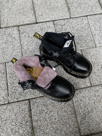 Ботинки женские черные зимние Dr. Martens Jadon Ankle Black Winter Fur
Женские з. . фото 11