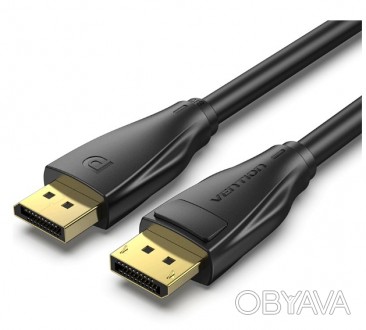 Кабель DisplayPort-DisplayPort v1.4 Vention PVC Shell 8K 60Hz 4K 144Hz 2K 165Hz . . фото 1