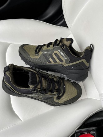 Кроссовки мужские хаки Adidas Terrex Swift R3 Gore-Tex Khaki Black
Мужские кросс. . фото 7