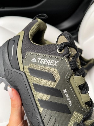 Кроссовки мужские хаки Adidas Terrex Swift R3 Gore-Tex Khaki Black
Мужские кросс. . фото 10