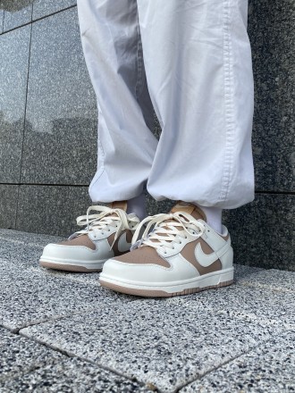 Кроссовки женские белые Nike SB Dunk Low Beige White
Женские кроссовки Найк СБ Д. . фото 5