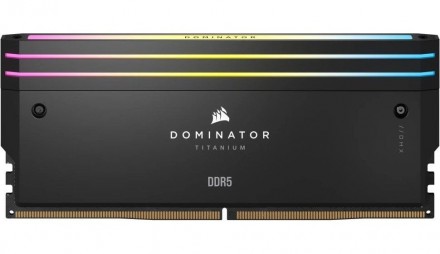 Пам’ять CORSAIR DOMINATOR TITANIUM RGB DDR5 поєднує у собі строгий вишуканий диз. . фото 5