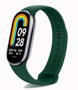 Силіконовий ремінець BeCover для Xiaomi Mi Smart Band 8 Dark Green (709384). Харьков. фото 1 Силіконовий ремінець BeCover для Xiaomi Mi Smart Band 8 Dark Green (709384). Харьков. фото 1