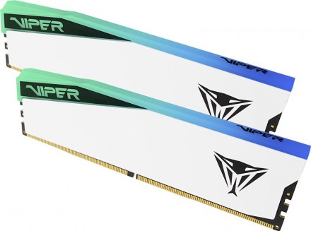 Продуктивна DRAM-пам’ять Viper Elite 5 RGB DDR5 Єдиний у своєму роді білий алюмі. . фото 4