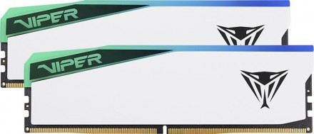 Продуктивна DRAM-пам’ять Viper Elite 5 RGB DDR5 Єдиний у своєму роді білий алюмі. . фото 2