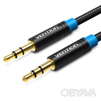 Кабель Vention Audio 3.5 mm M - 3.5 mm M призначений для передачі аналогових сте. . фото 1