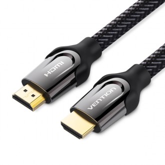 Кабель Vention HDMI-HDMI, v2.0 with Ethernet 19M/19M - це цифровий кабель для пі. . фото 2