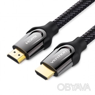 Кабель Vention HDMI-HDMI, v2.0 with Ethernet 19M/19M - це цифровий кабель для пі. . фото 1