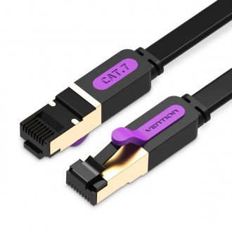 Патч-корд Vention CAT7 SSTP Ethernet, 1.5 m, Black (ICABG). Харьков. фото 1 Патч-корд Vention CAT7 SSTP Ethernet, 1.5 m, Black (ICABG). Харьков. фото 1