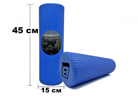 Ролик пінний для масажу Foam Roller EasyFit виконаний з високоякісного і екологі. . фото 2