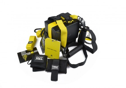 Відмінністю підвісних тренувальних петель TRX PRO Pack-3 є обгумовані ручки, пот. . фото 2