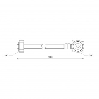 Шланг залив SD Plus 100 см SD095W100 гумовий використовують при встановленні пос. . фото 3