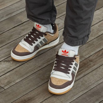 Кроссовки мужские белые Adidas Forum 84 Low CL Alumin Branch Brown
Шикарные клас. . фото 11