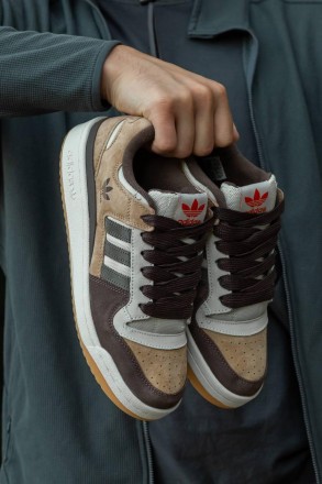 Кроссовки мужские белые Adidas Forum 84 Low CL Alumin Branch Brown
Шикарные клас. . фото 7