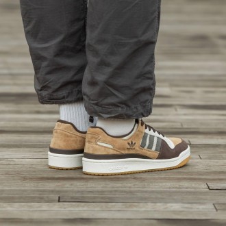 Кроссовки мужские белые Adidas Forum 84 Low CL Alumin Branch Brown
Шикарные клас. . фото 5