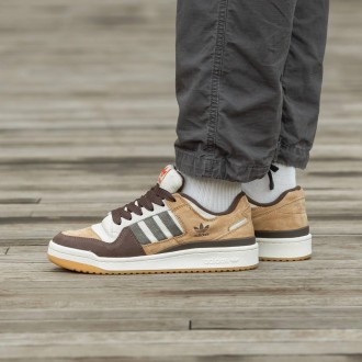 Кроссовки мужские белые Adidas Forum 84 Low CL Alumin Branch Brown
Шикарные клас. . фото 3