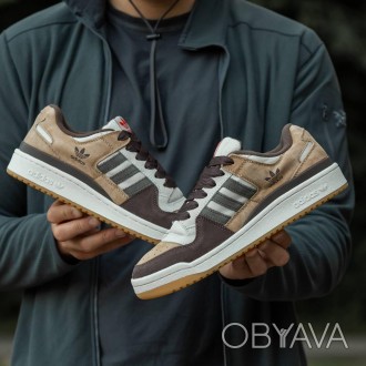 Кроссовки мужские белые Adidas Forum 84 Low CL Alumin Branch Brown
Шикарные клас. . фото 1