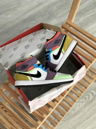 Кроссовки мужские разноцветные Jordan Retro 1 Multicolor
Невероятно стильная рас. . фото 5