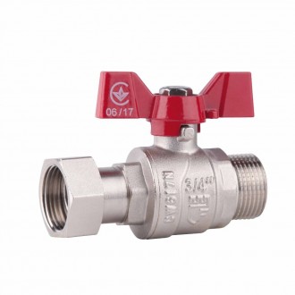 Кран кульовий з накидною гайкою SD Forte 3/4" ВР для води прямий SF260W20. Харків. фото 1 Кран кульовий з накидною гайкою SD Forte 3/4" ВР для води прямий SF260W20. Харків. фото 1