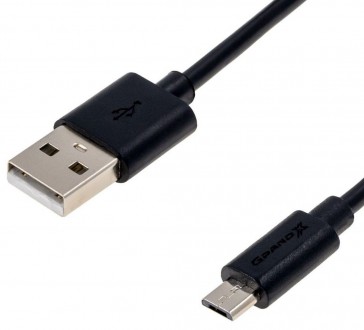 Новий кабель Grand-X USB-micro USB PM025 довжиною 2.5 метра дозволяє заряджати В. . фото 4