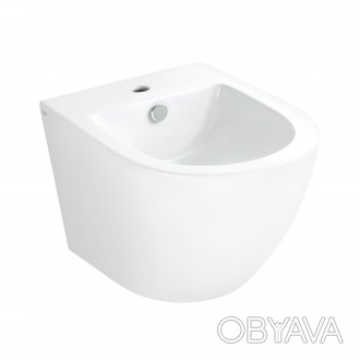 Підвісне біде Qtap Robin QT1355046FW виготовлено з високоякісної кераміки в біло. . фото 1