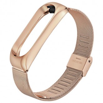 Ремінець BeCover Metal для Xiaomi Mi Band 4/3 Rose Gold (704654). Харьков. фото 1 Ремінець BeCover Metal для Xiaomi Mi Band 4/3 Rose Gold (704654). Харьков. фото 1