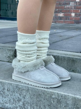 Угги женские зимние серые Ugg Coquette Grey
Женские сапоги UGG в сером цвете уже. . фото 4