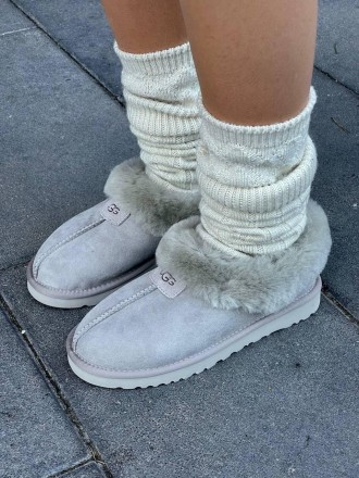 Угги женские зимние серые Ugg Coquette Grey
Женские сапоги UGG в сером цвете уже. . фото 2