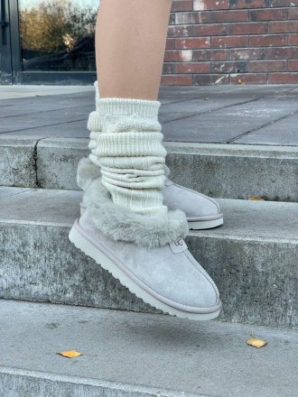 Угги женские зимние серые Ugg Coquette Grey
Женские сапоги UGG в сером цвете уже. . фото 9