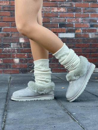 Угги женские зимние серые Ugg Coquette Grey
Женские сапоги UGG в сером цвете уже. . фото 11