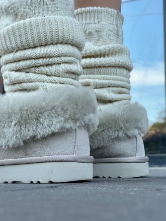 Угги женские зимние серые Ugg Coquette Grey
Женские сапоги UGG в сером цвете уже. . фото 8