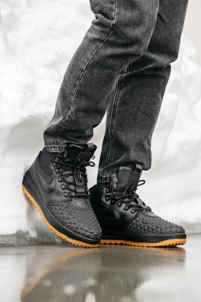 Кроссовки мужские черные зимние Nike Lunar Force 17 Duckboot black
Кроссовки муж. . фото 2