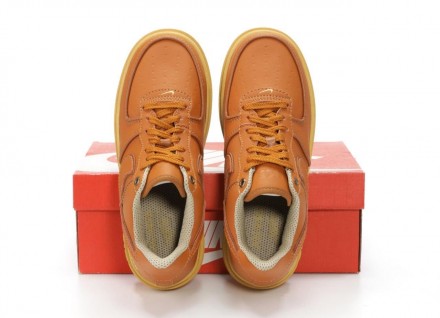 Кроссовки мужские коричневые Nike AIr Force Low Gore-Tex Winter Termo Brown Beig. . фото 10