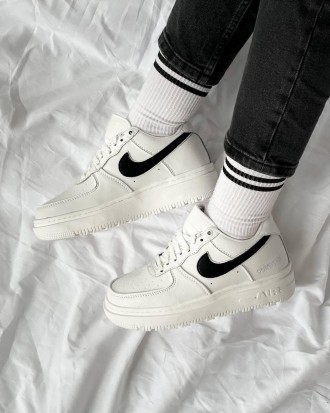 Кроссовки женские зимние белые Nike AIr Force Low Gore-Tex Winter Termo White Bl. . фото 5