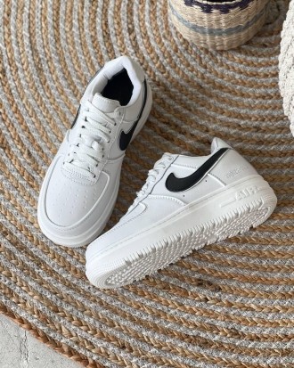 Кроссовки женские зимние белые Nike AIr Force Low Gore-Tex Winter Termo White Bl. . фото 2